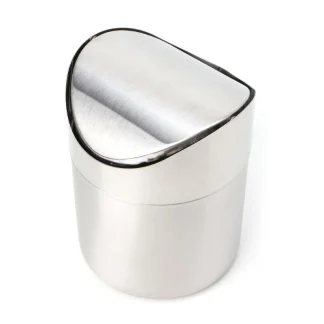 Shiny Swing Top Trash Can