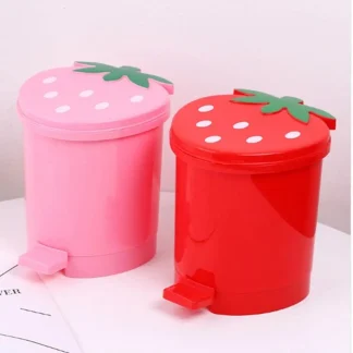 Strawberry Shape Trash Can